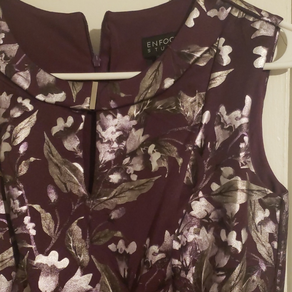 Worn once floral EnStudio midi dress